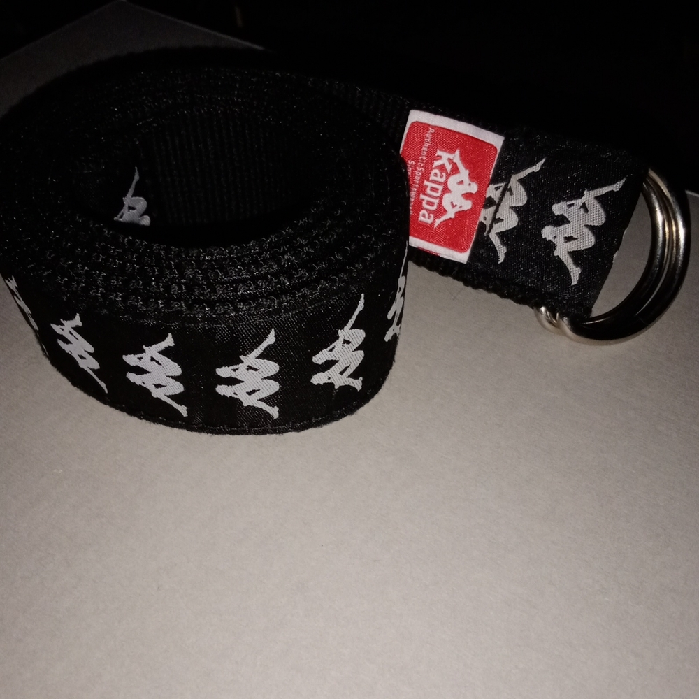Kappa Black & White Unisex Belt.